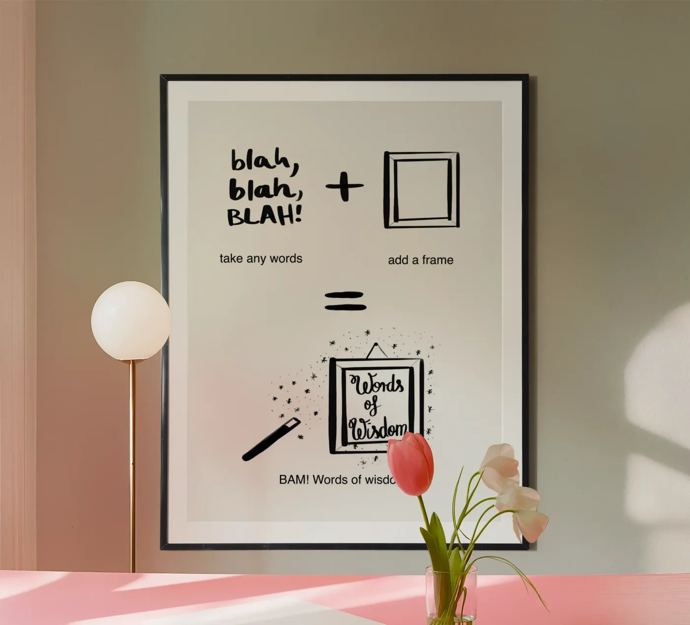 Parole... 3 poster da words-in-frames