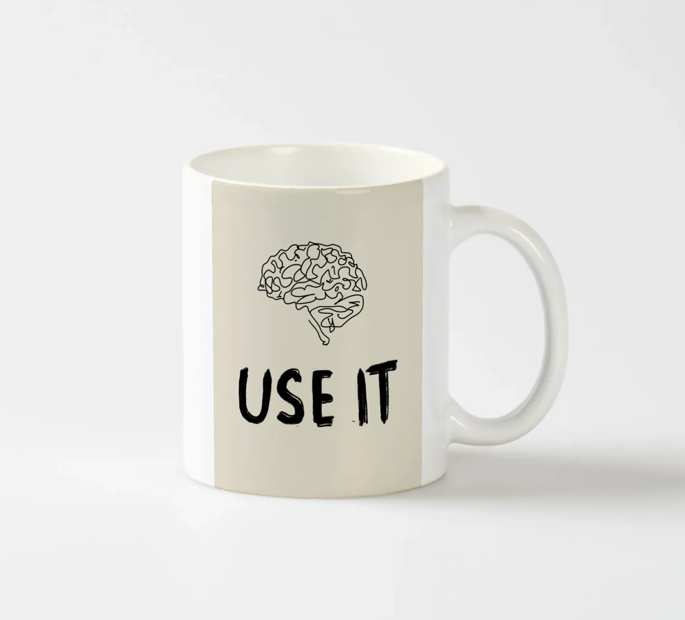 Use It ceramic mug by treechild