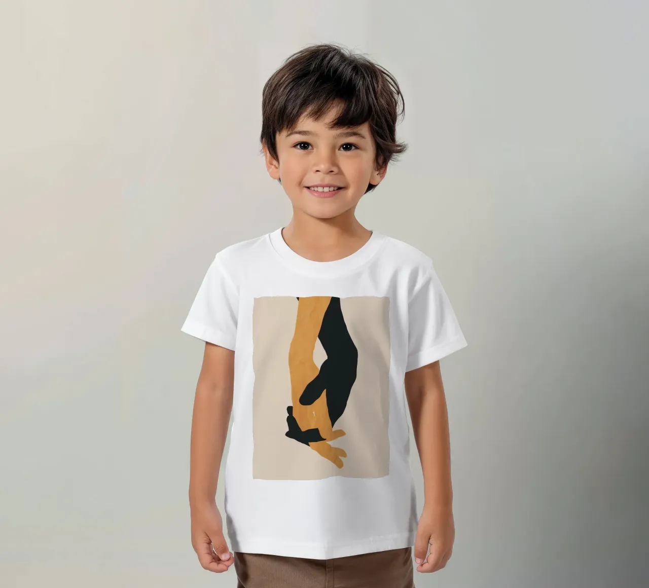 Se tenir la main 2 t-shirt enfant de ThingDesign
