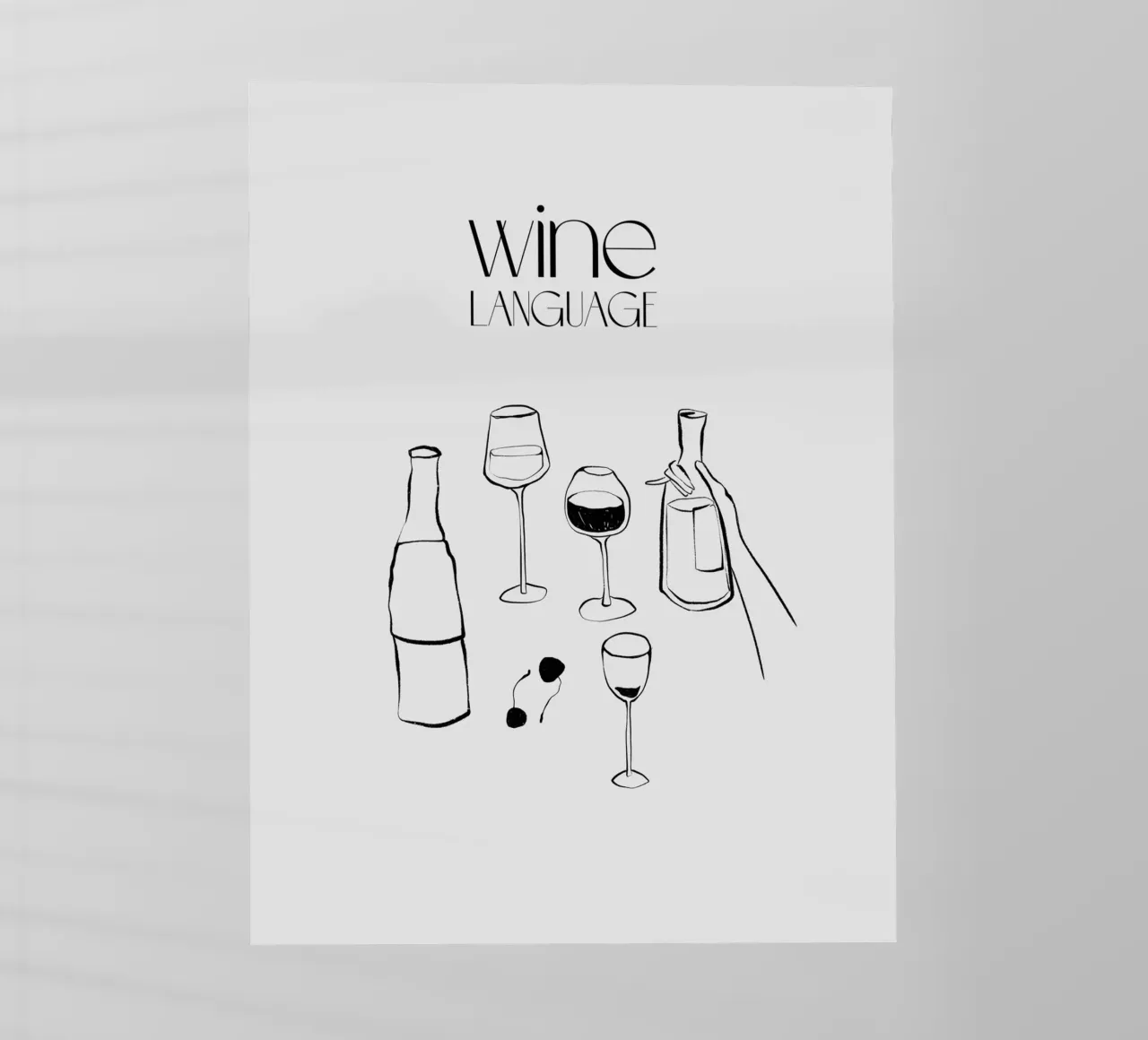 Wine Language pellicola backlit da treechild