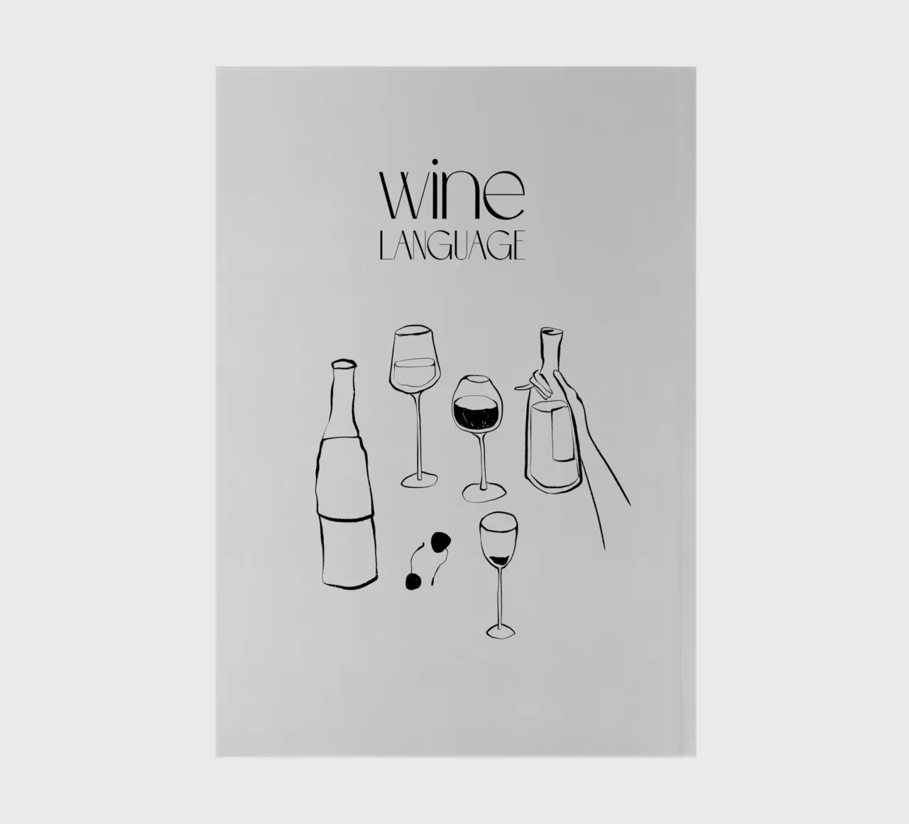 Wine Language Notizbuch von treechild