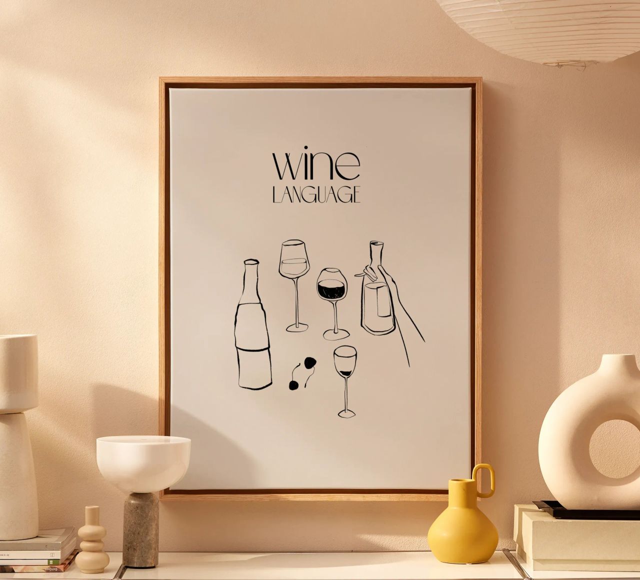 Wine Language tela da treechild