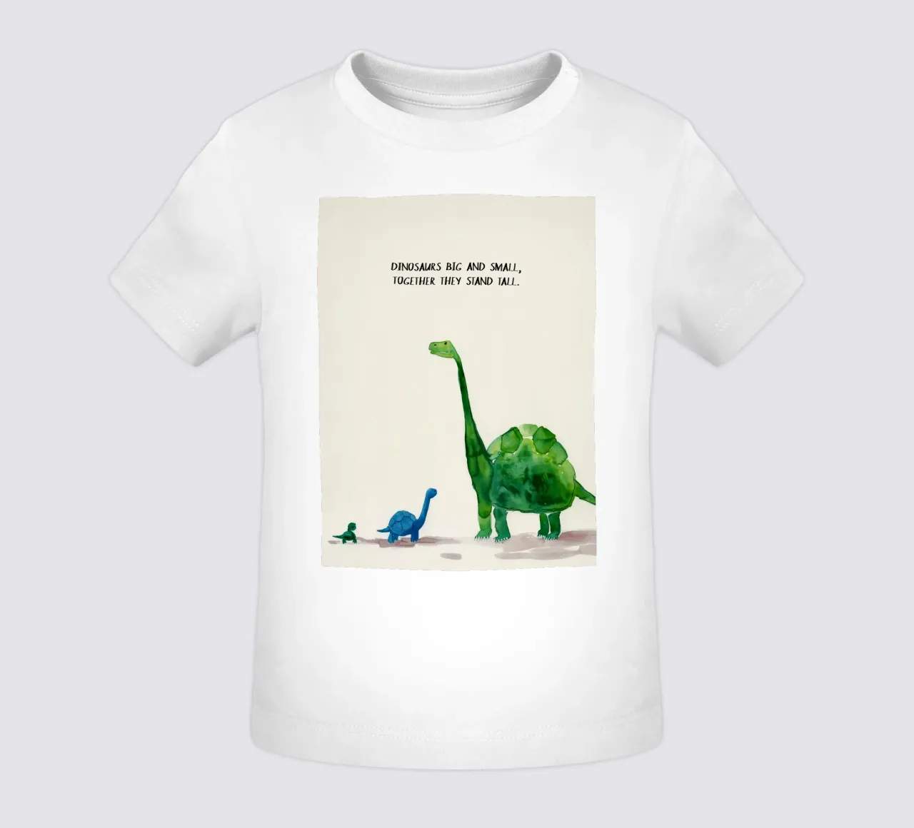 Dinosaurs Big And Small maglietta neonato da treechild