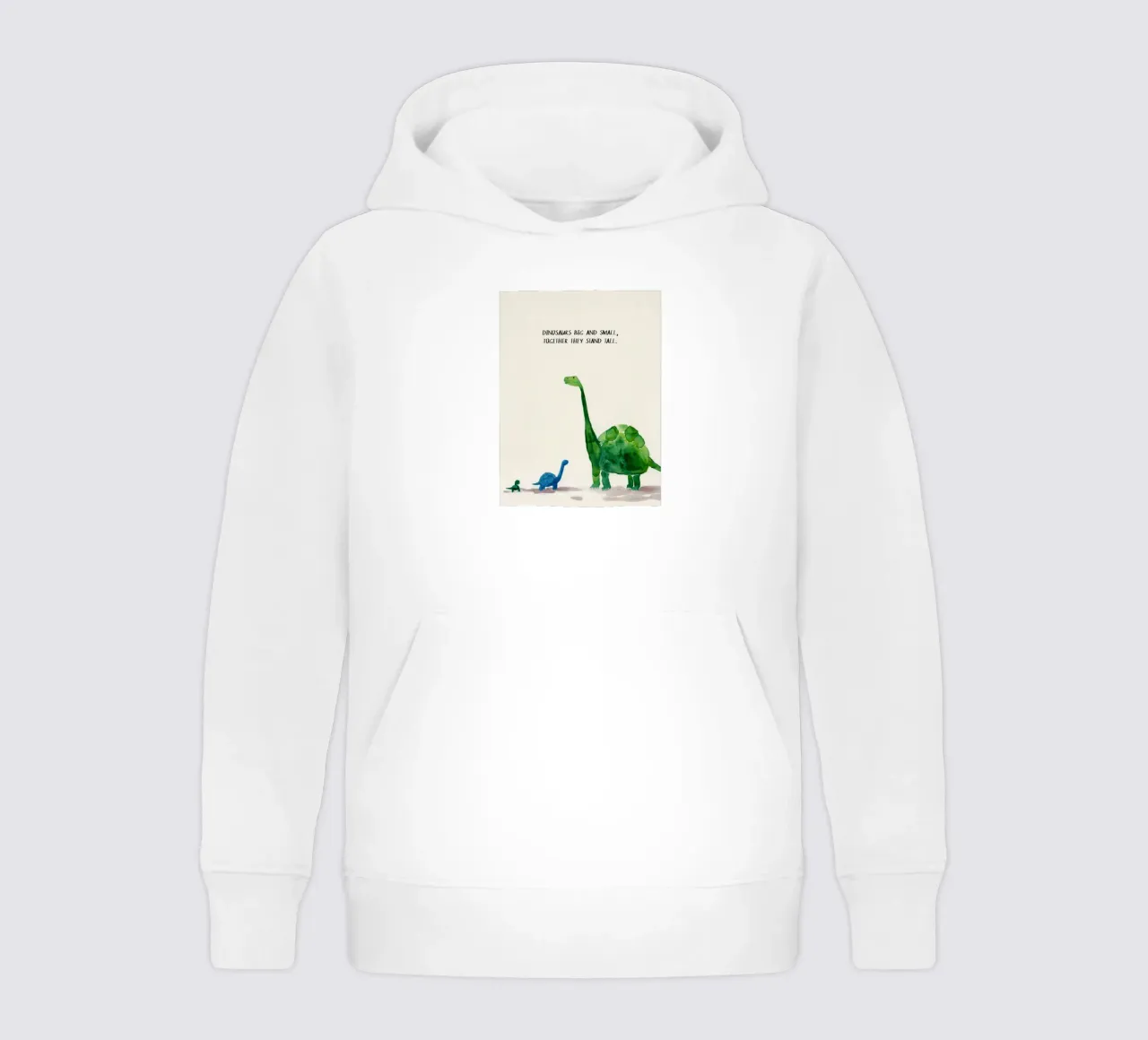 Dinosaurs Big And Small felpa bambino con cappuccio da treechild