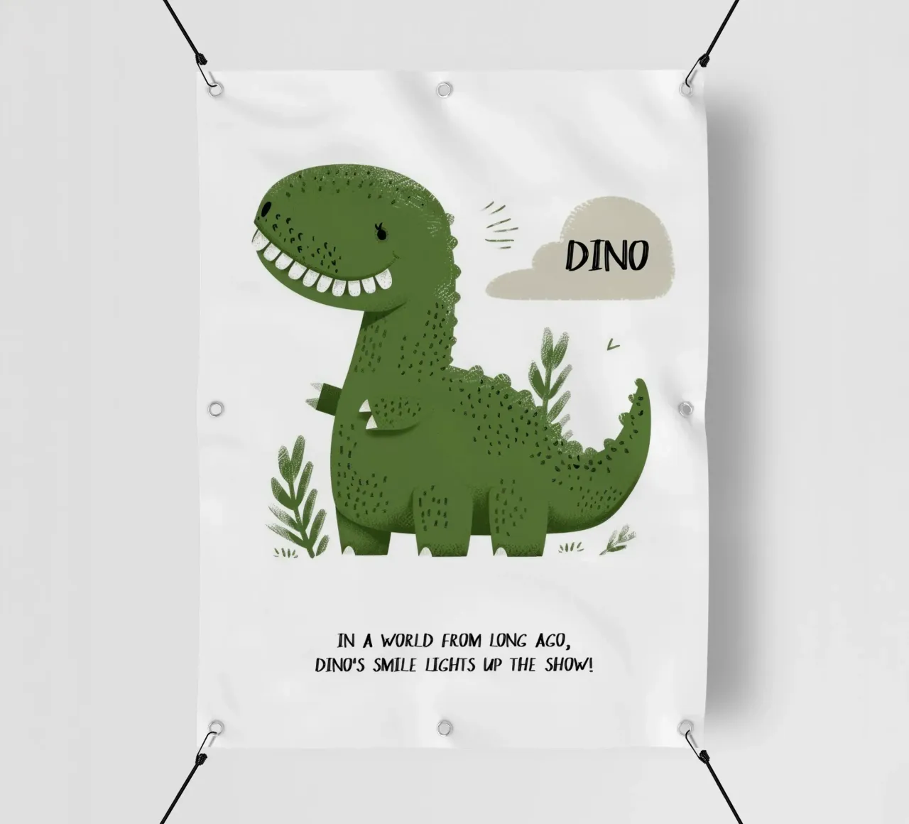 Smiling Dino telo in pvc da treechild
