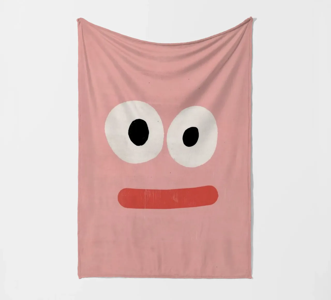 Funky Face Fleecedecke von treechild