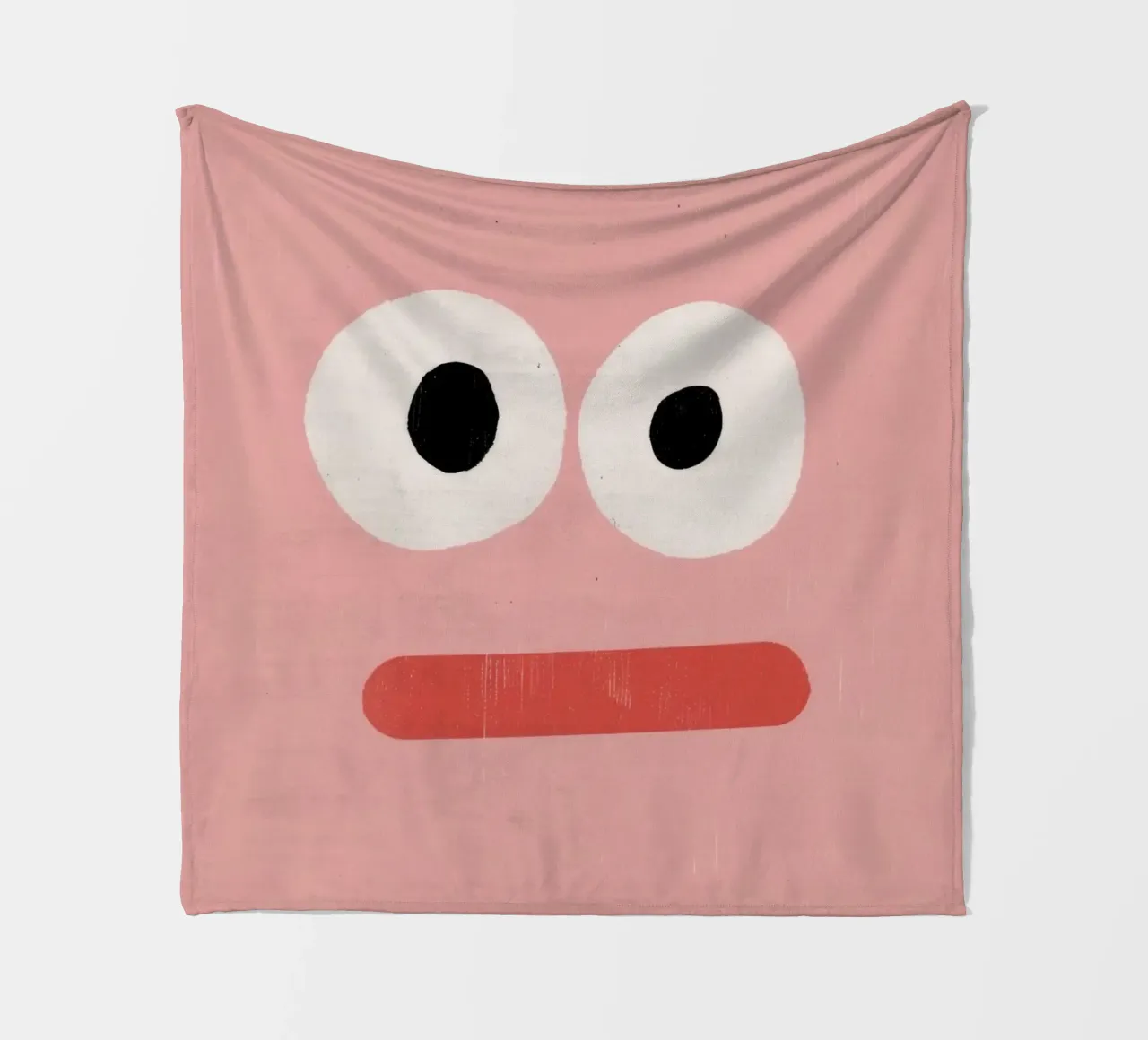 Funky Face Fleecedecke von treechild