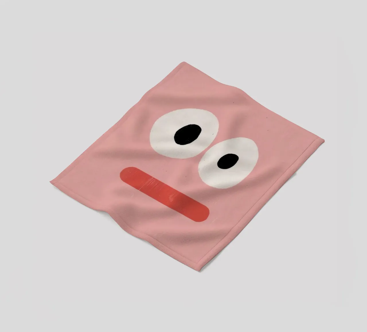 Funky Face Fleecedecke von treechild