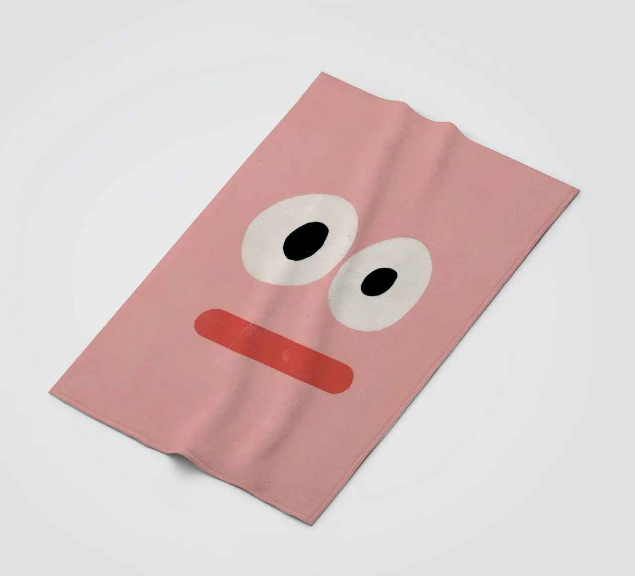 Funky Face Fleecedecke von treechild