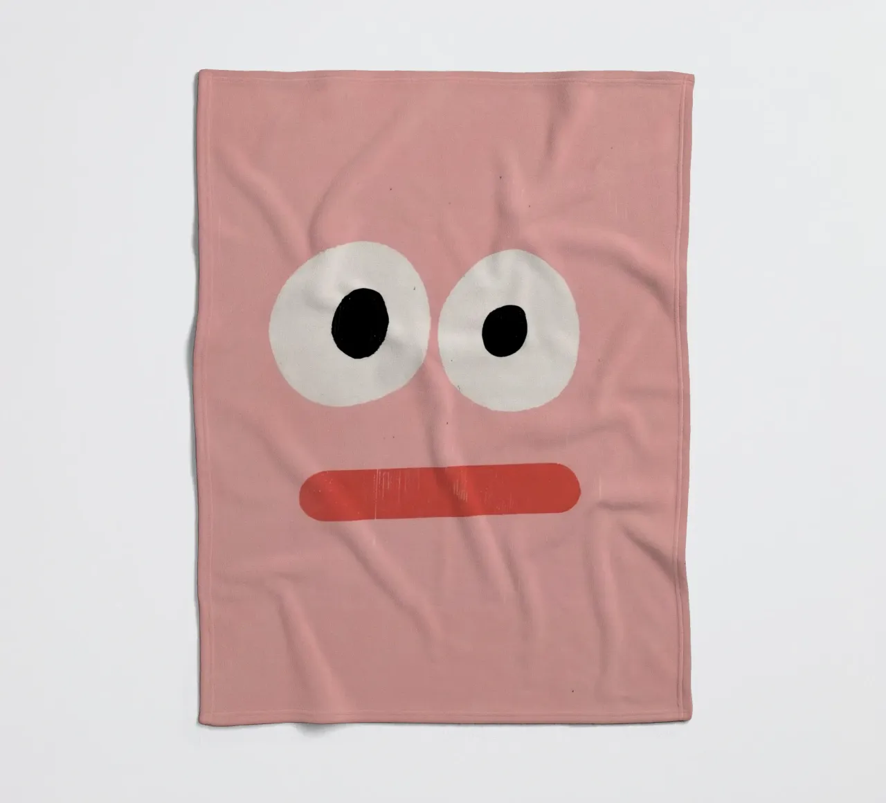 Funky Face Fleecedecke von treechild