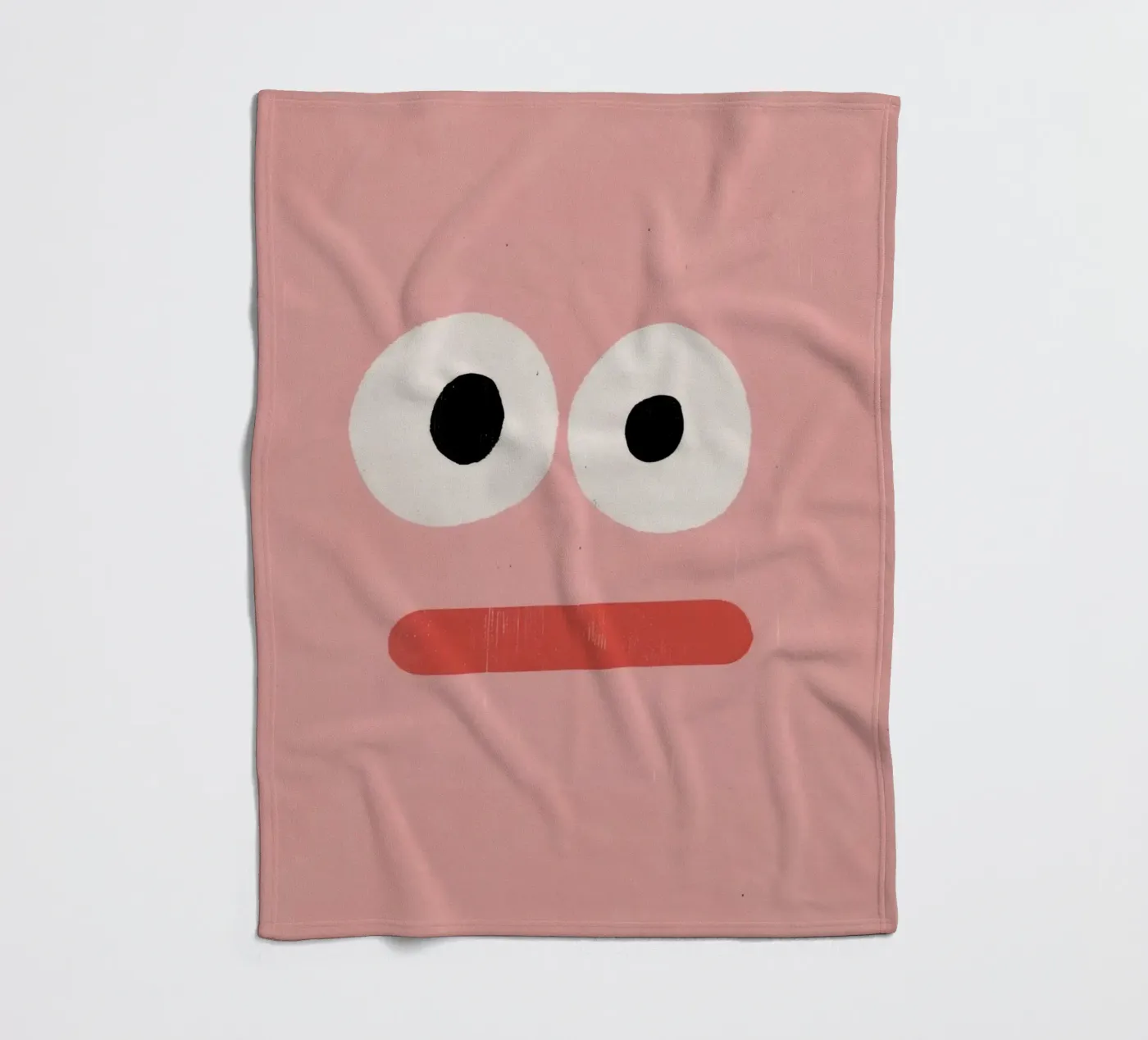 Funky Face Fleecedecke von treechild