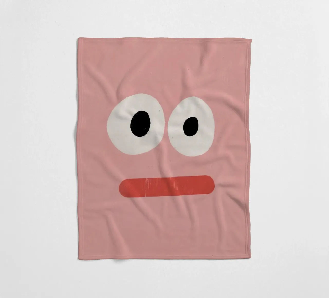 Funky Face Fleecedecke von treechild