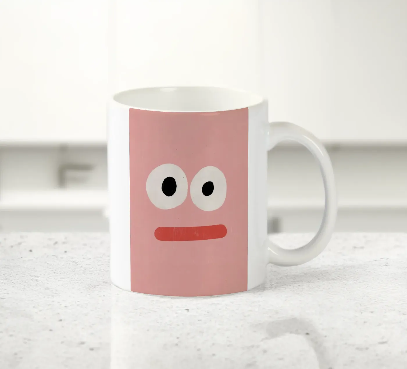 Funky Face ceramic mug by treechild
