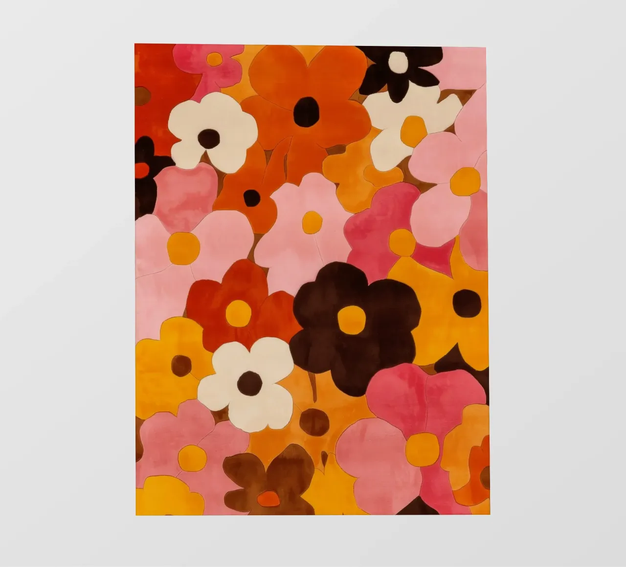 Vintage Flower Pattern telo in pvc da treechild