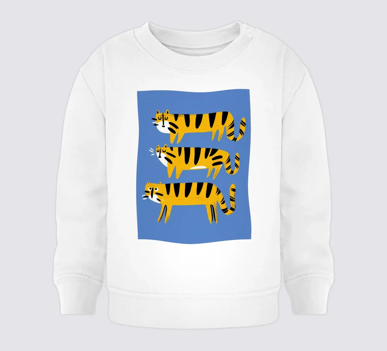 Funky Tigers felpa neonato da treechild