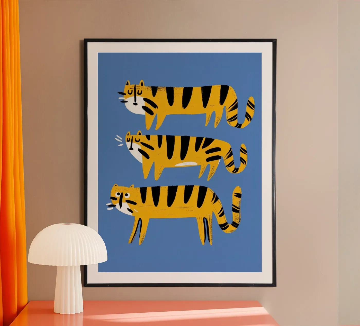 Funky Tigers poster da treechild