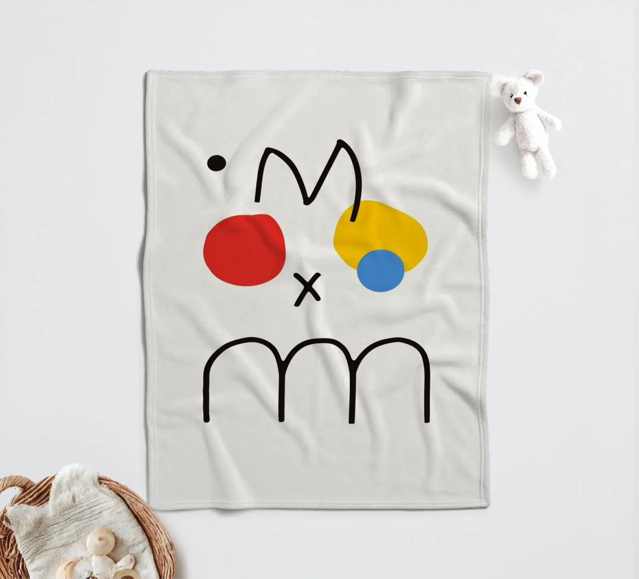 M For Miro coperta in pile da treechild