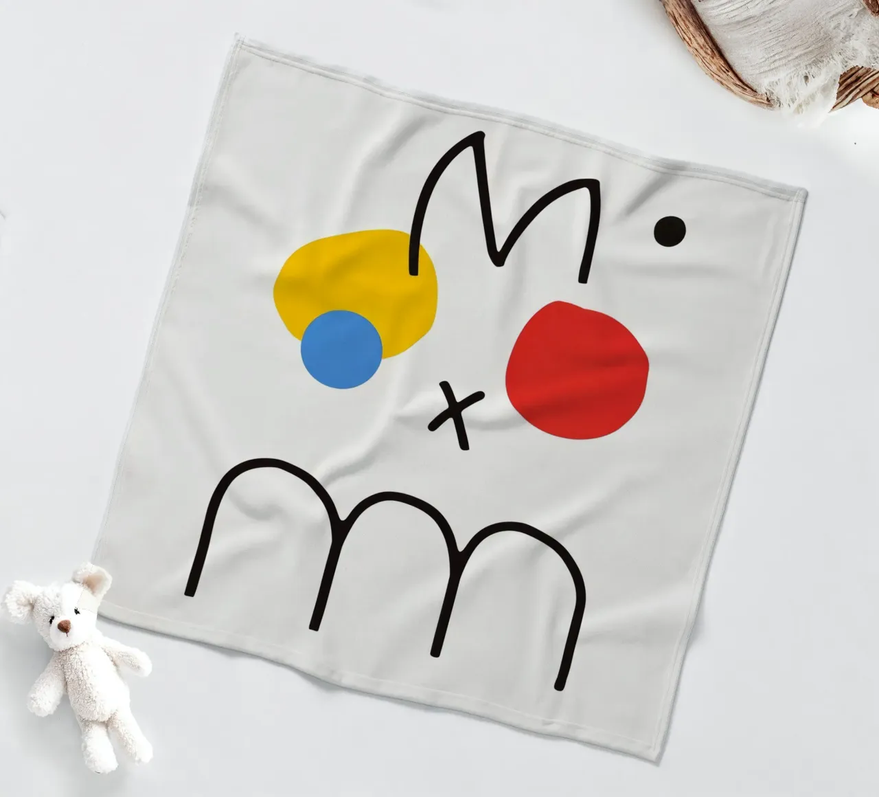 M For Miro coperta in pile da treechild