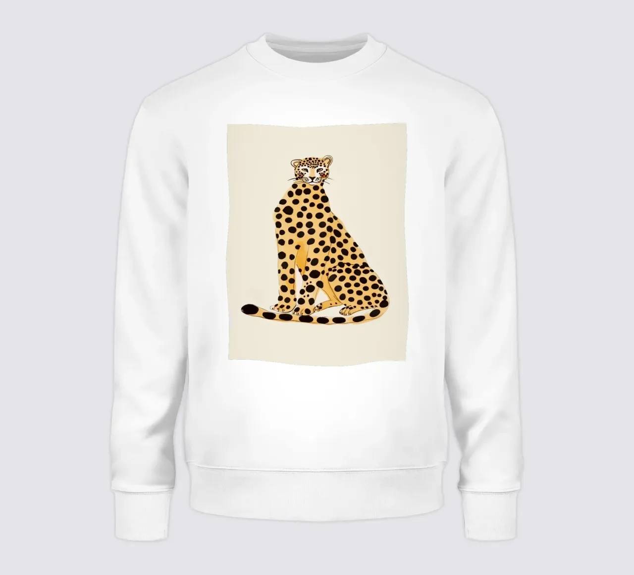 Sitting Leo felpa da treechild