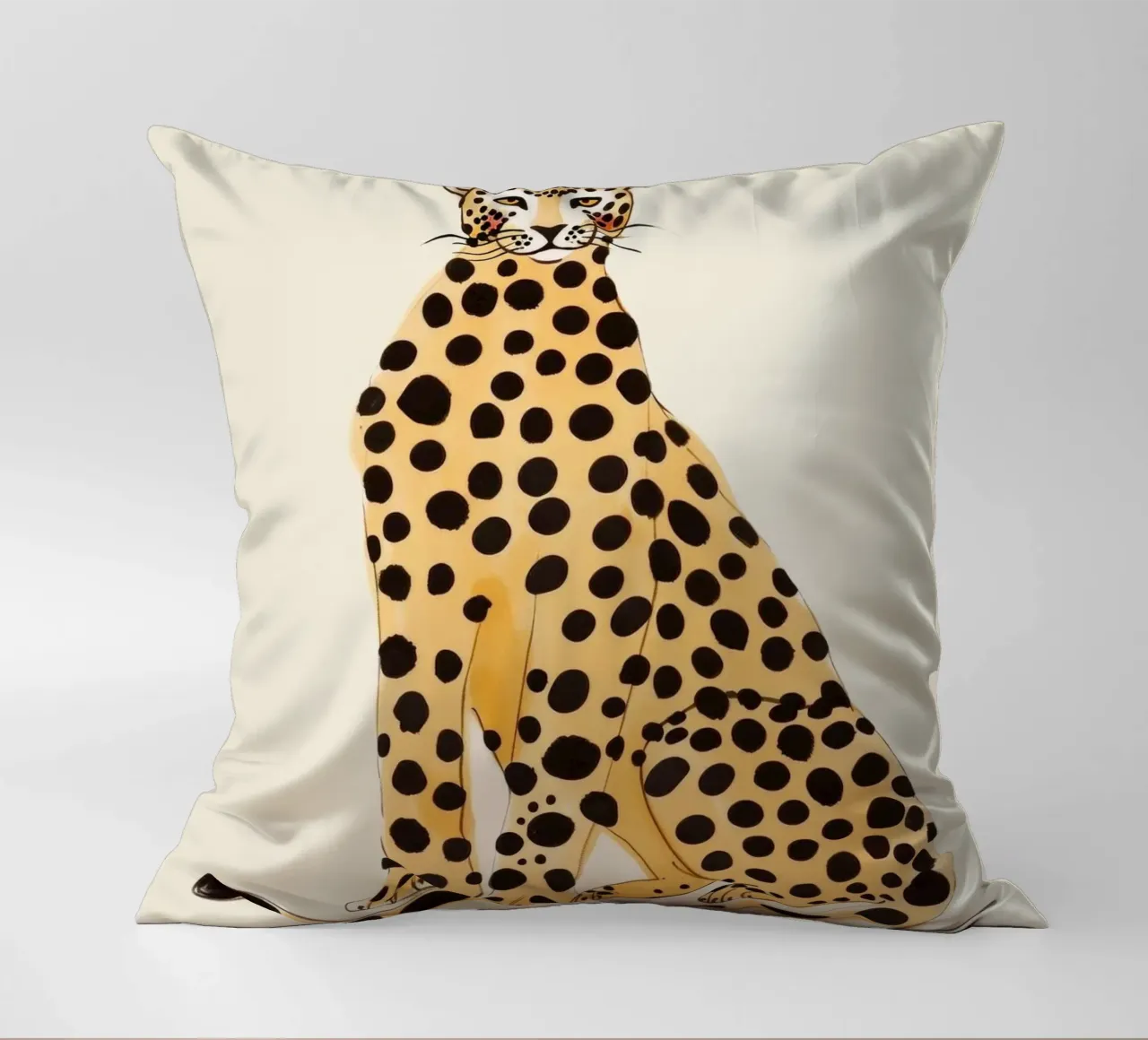 Sitting Leo cuscino da treechild