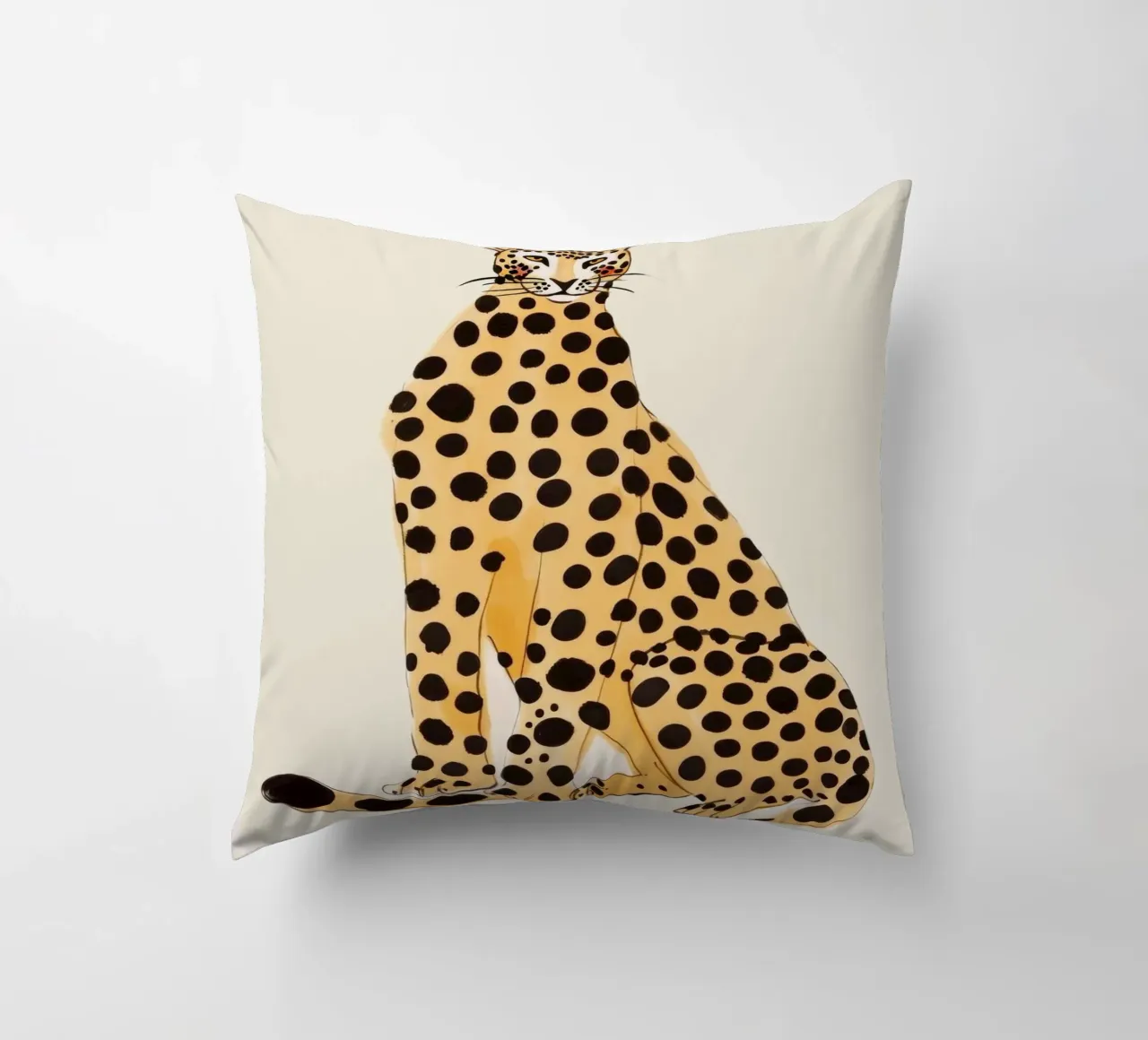Sitting Leo cuscino da treechild