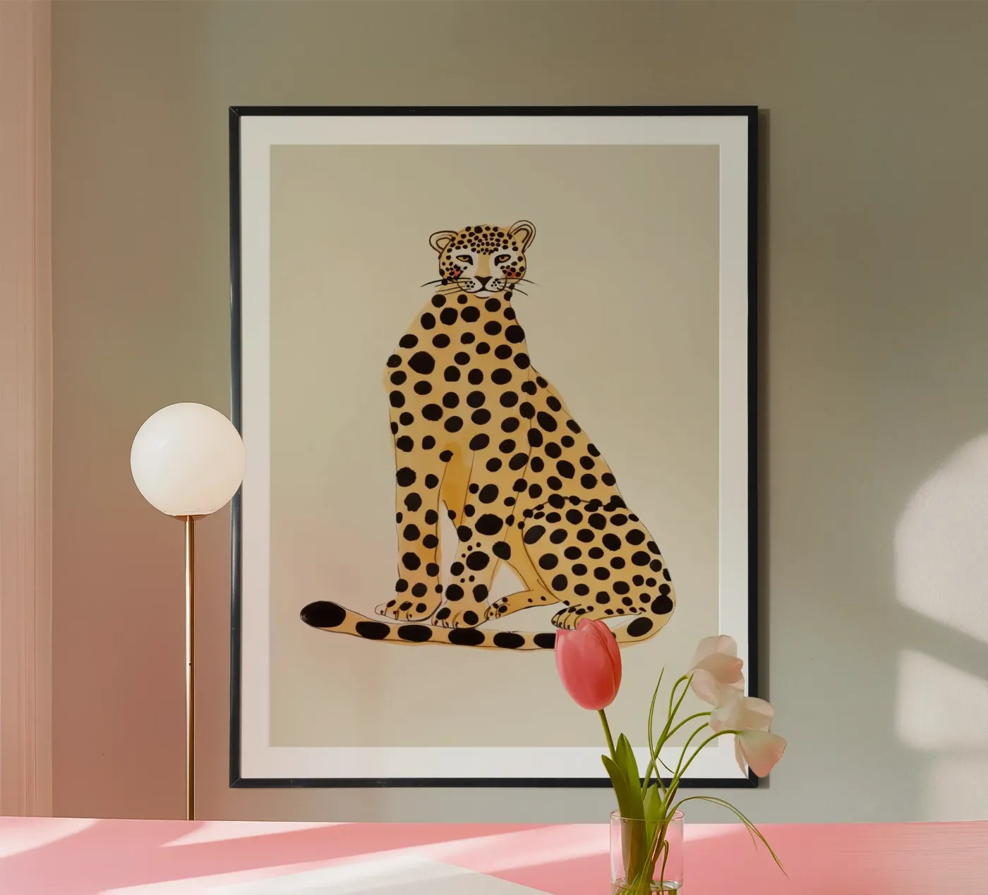 Sitting Leo poster by treechild