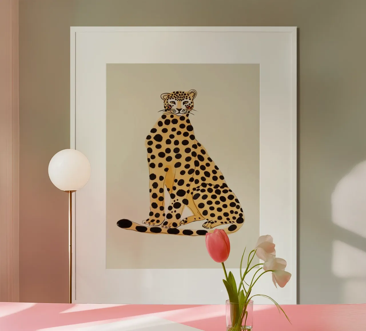 Sitting Leo poster da treechild