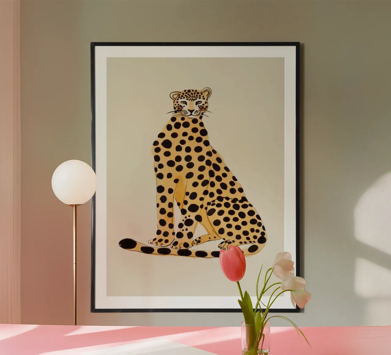 Sitting Leo poster da treechild