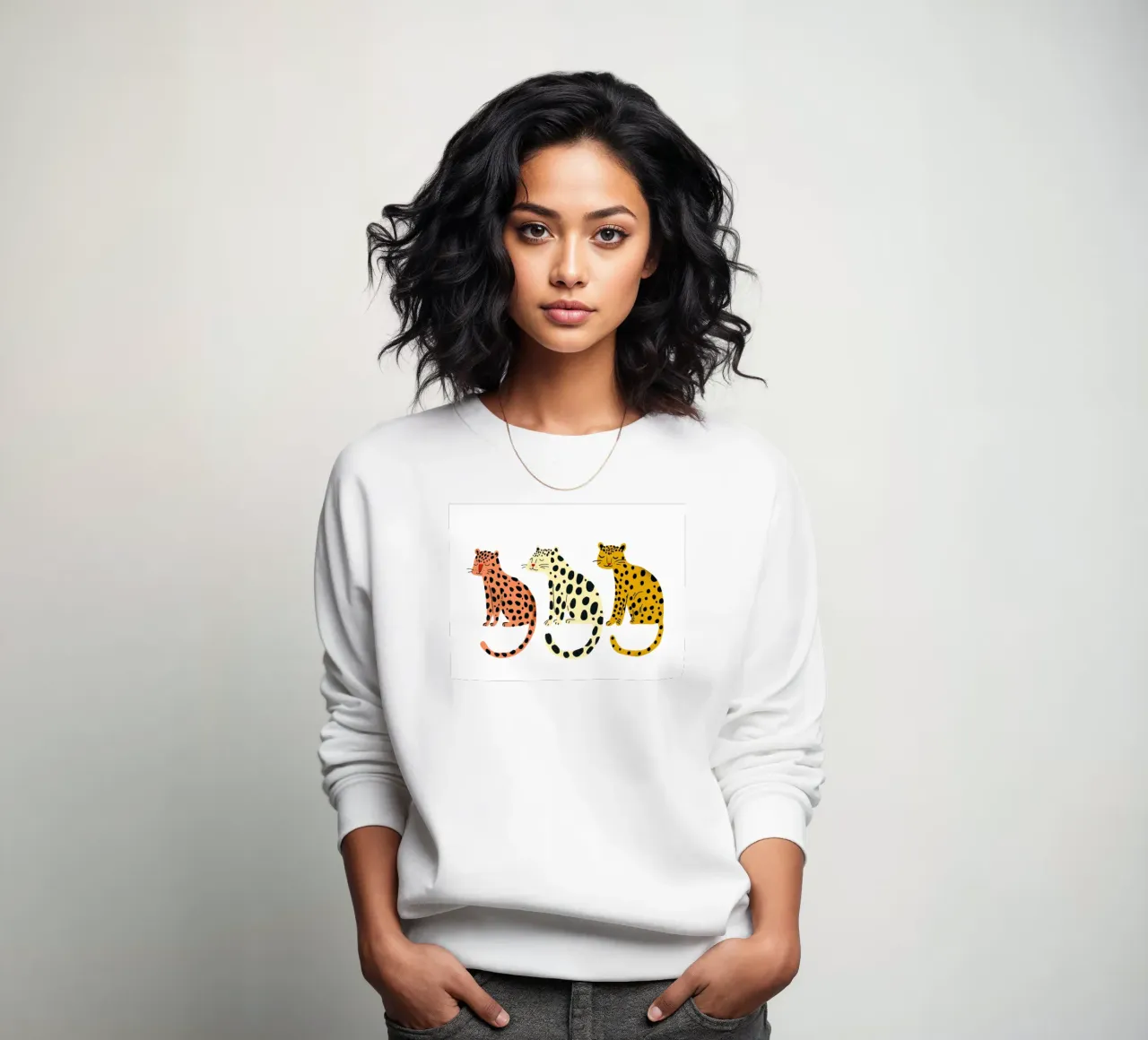 Three Leo`s felpa da treechild