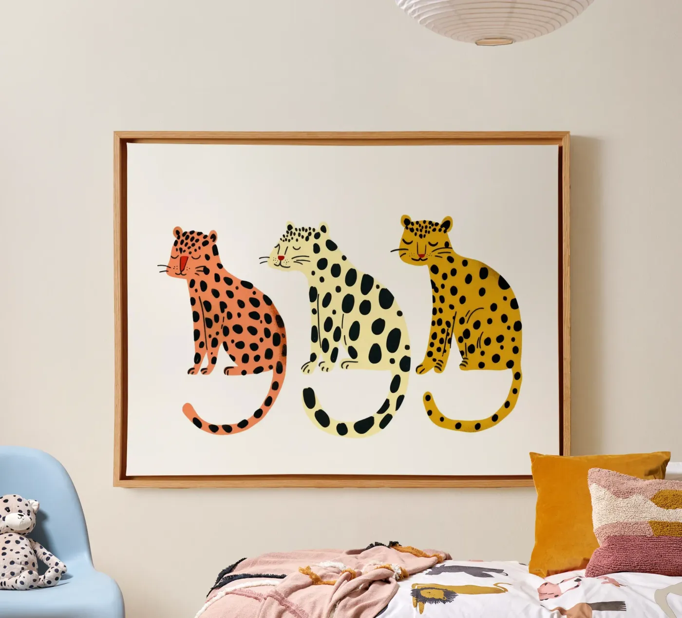 Three Leo`s canvas van treechild