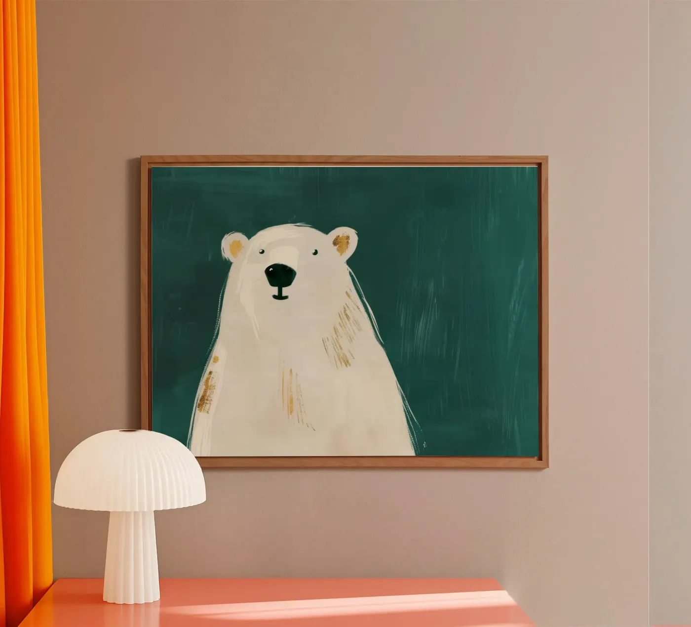 Polar Bear alluminio dibond da treechild