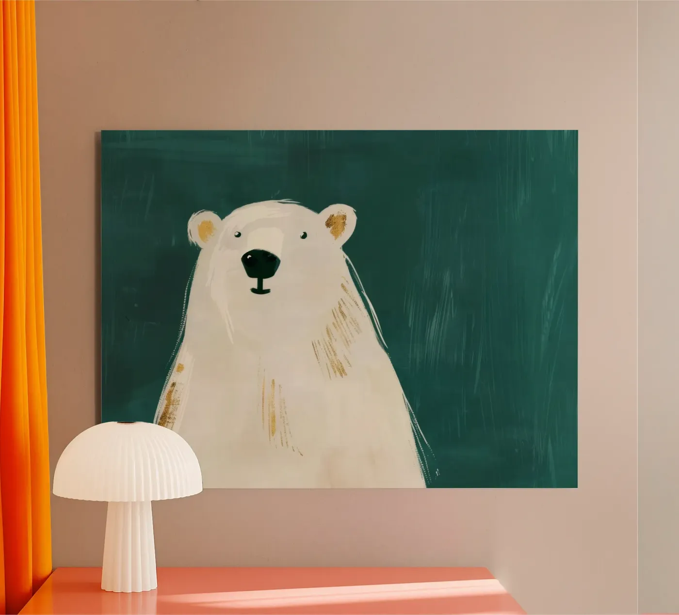 Polar Bear alluminio dibond da treechild