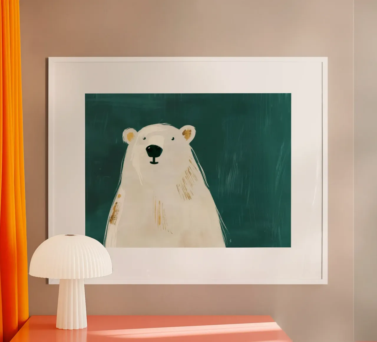 Polar Bear hahnemühle by treechild