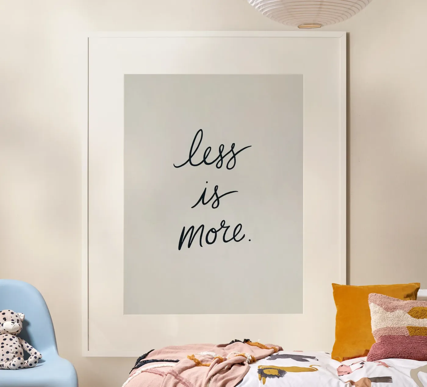 Less is more. poster da logic