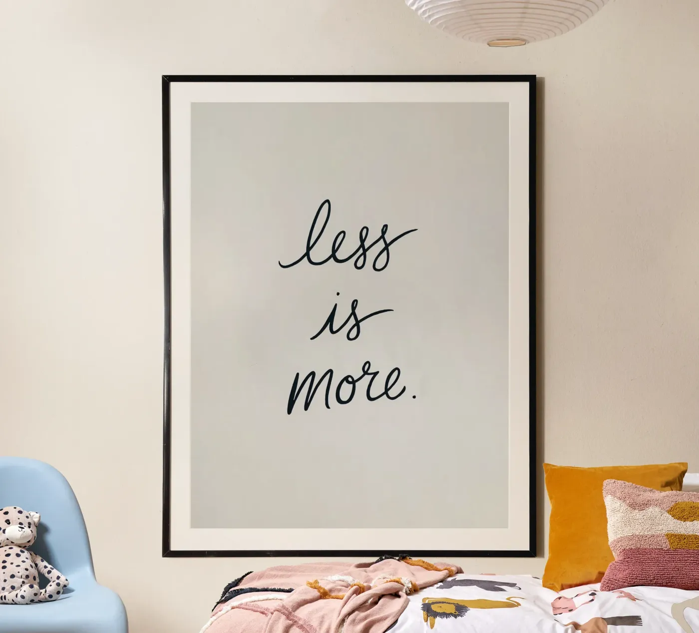 Less is more. poster da logic