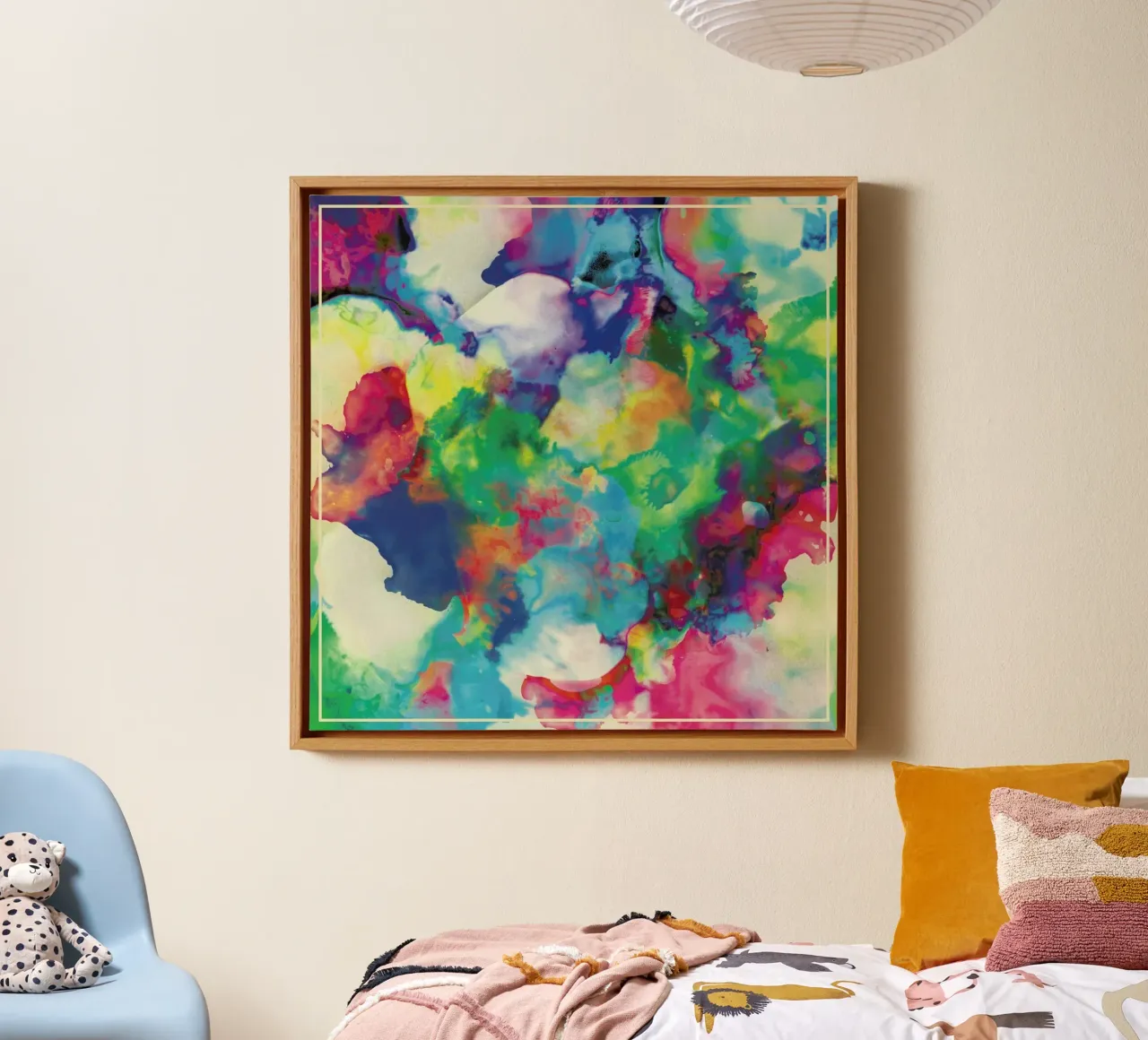 Bloom tela con Cornice a cassetta da Bryon S. White