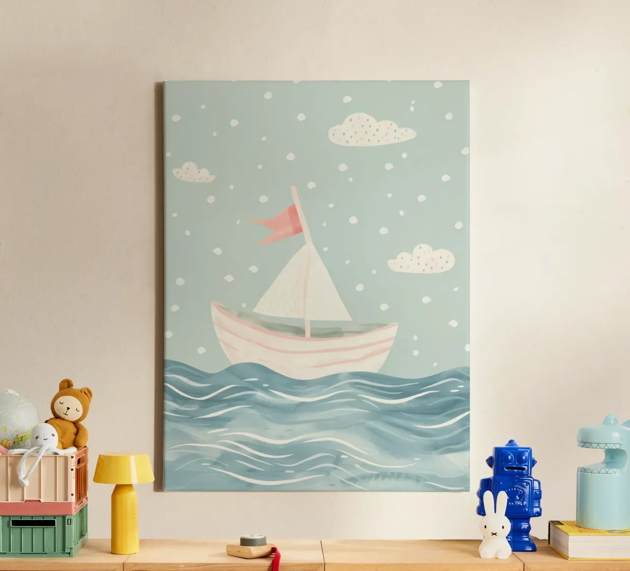 Great Journey tela con Cornice a cassetta da treechild