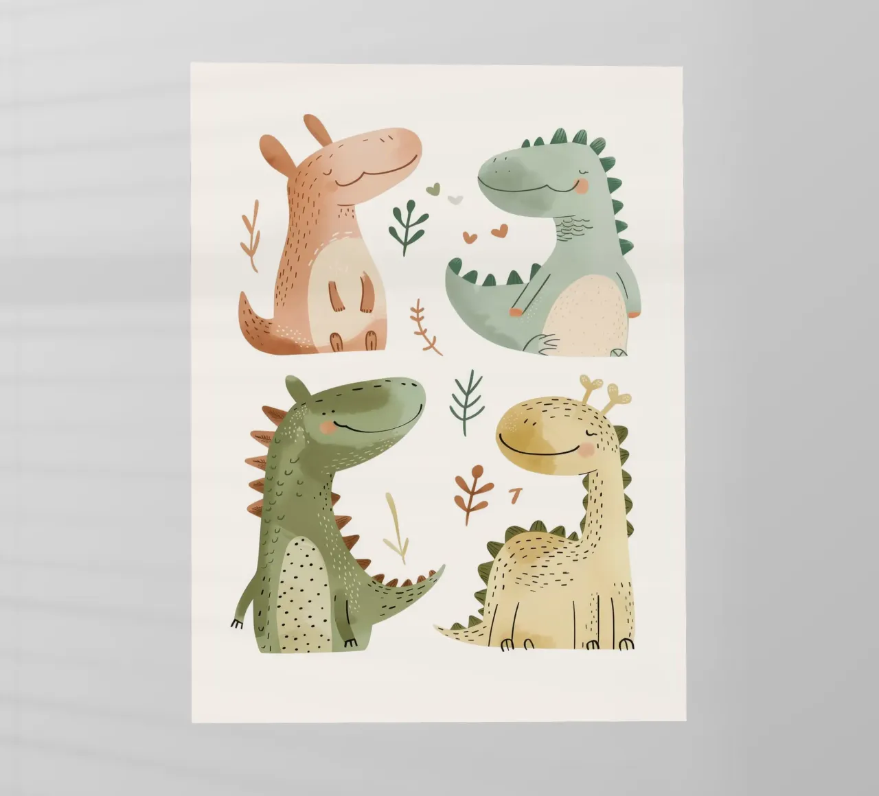 Happy Dinosaurs pellicola backlit da treechild