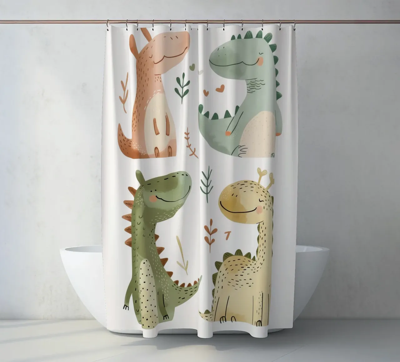 Happy Dinosaurs tenda da doccia da treechild