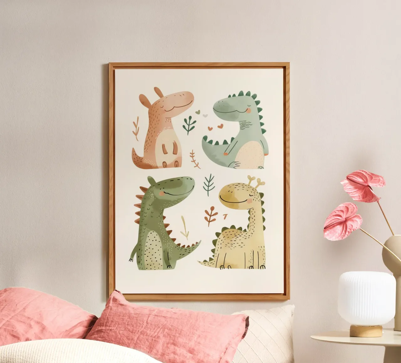 Happy Dinosaurs alluminio dibond da treechild