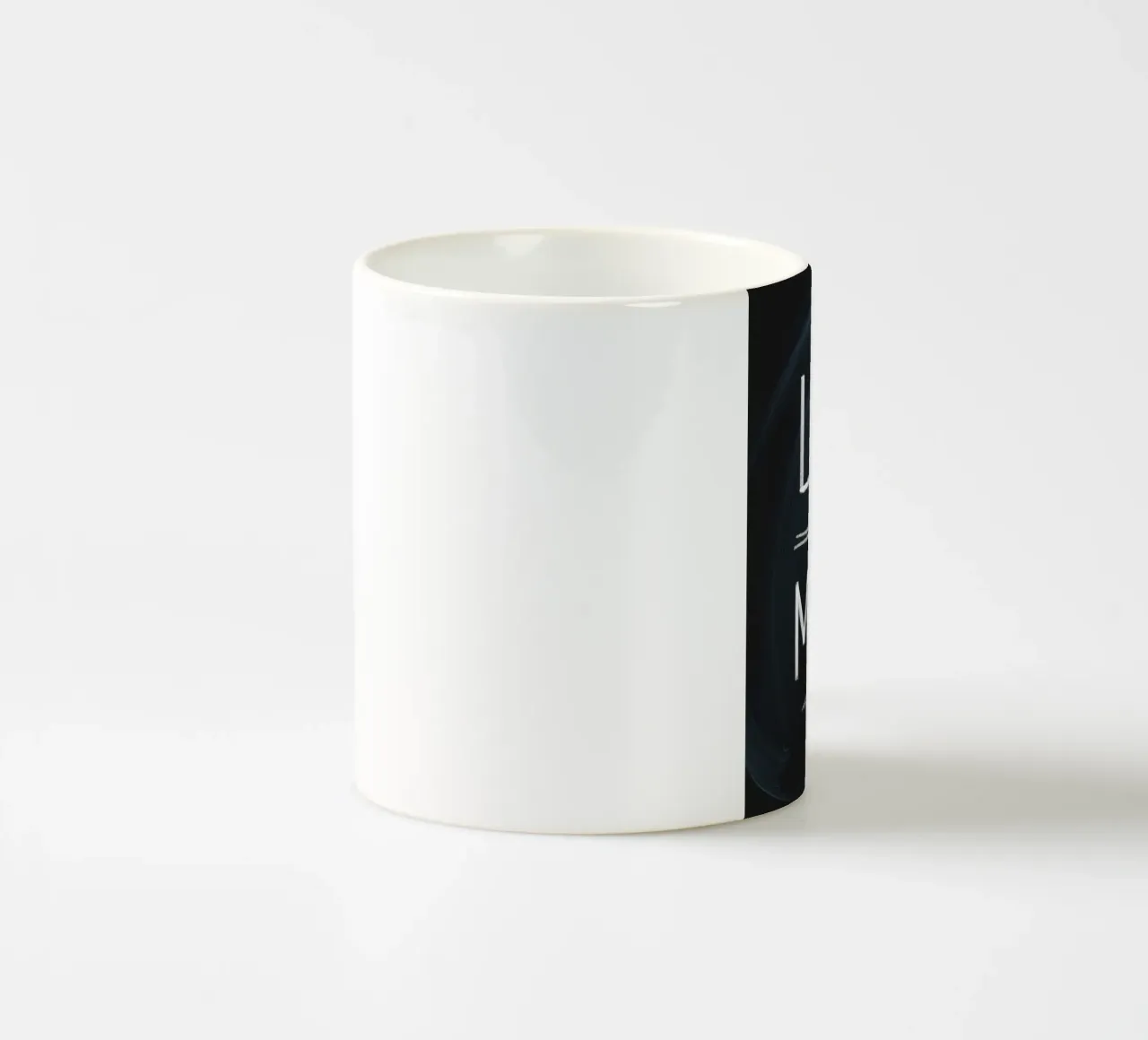Meno è meglio tazza in ceramica da logic