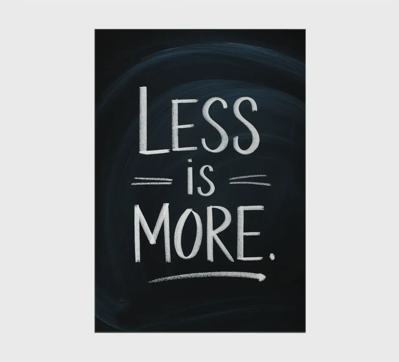 Less is more notebook by logic