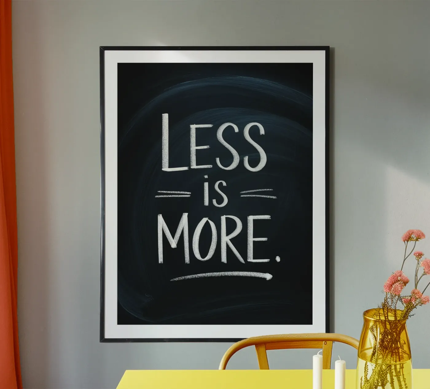 Less is more poster da logic