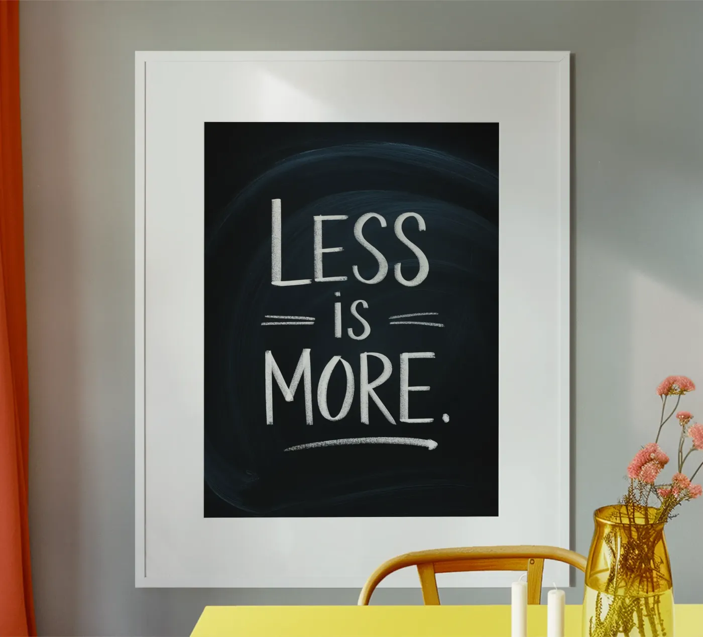 Less is more poster da logic
