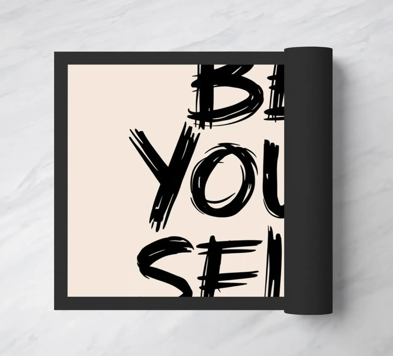 Be Yourself. doormat by logic