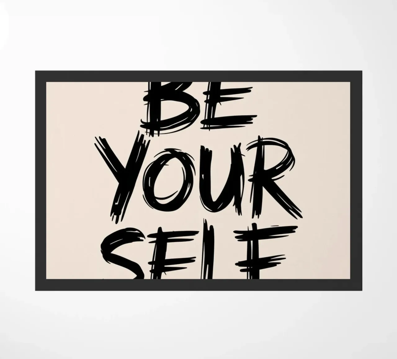 Be Yourself. doormat by logic