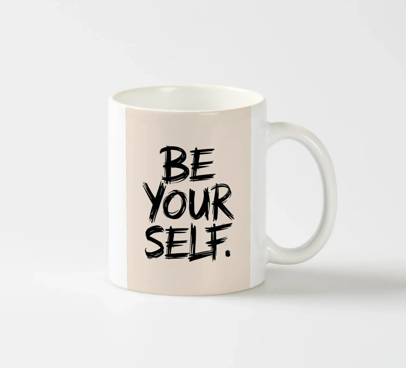 Be Yourself. ceramic mug by logic