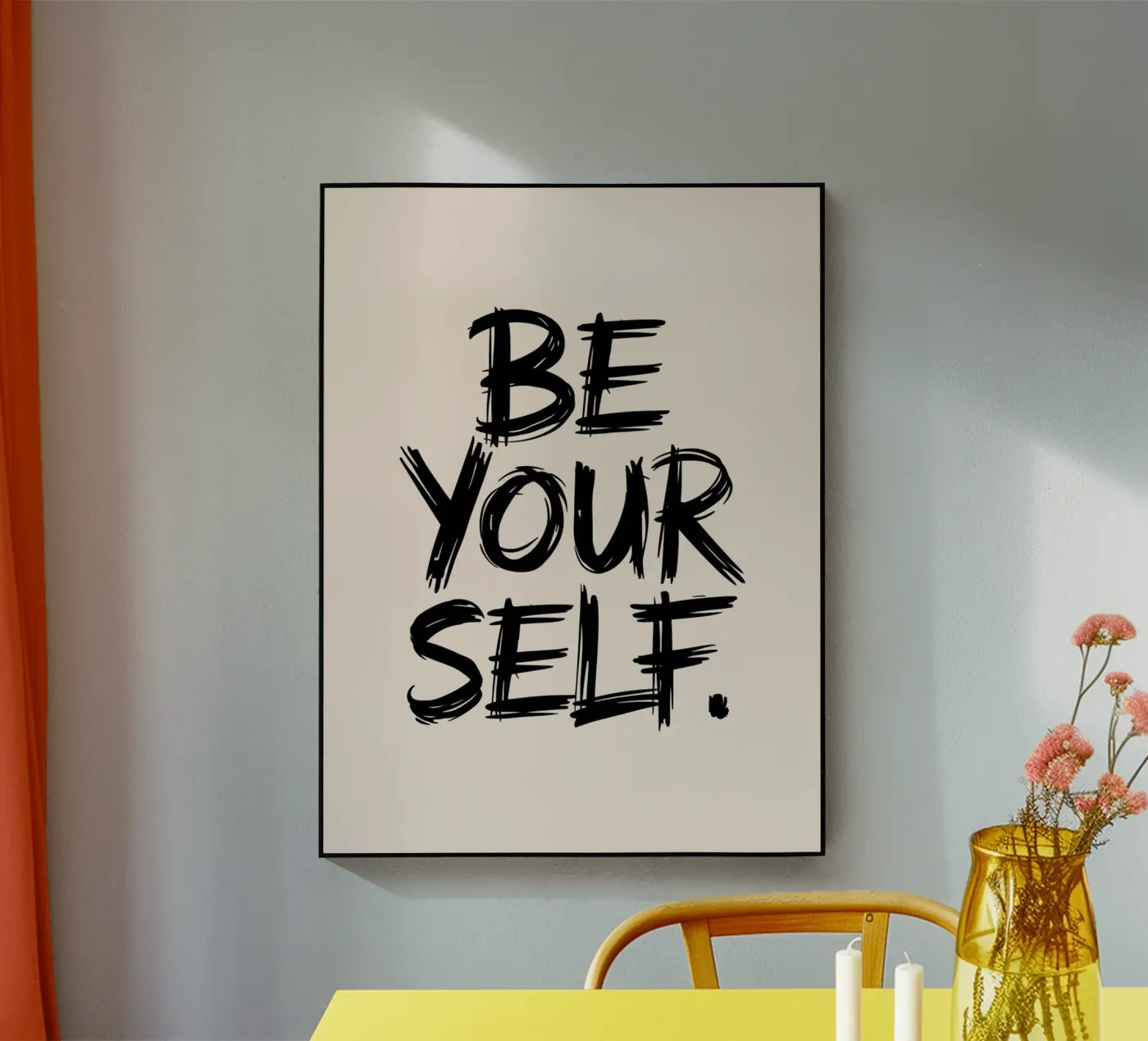 Be Yourself. plexiglass da logic