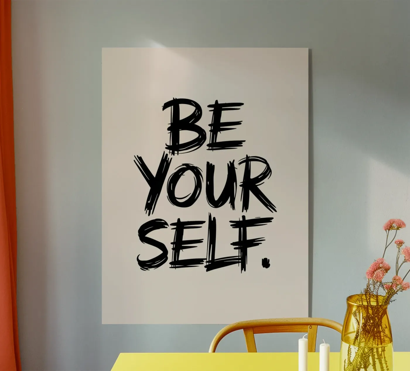 Be Yourself. plexiglass da logic