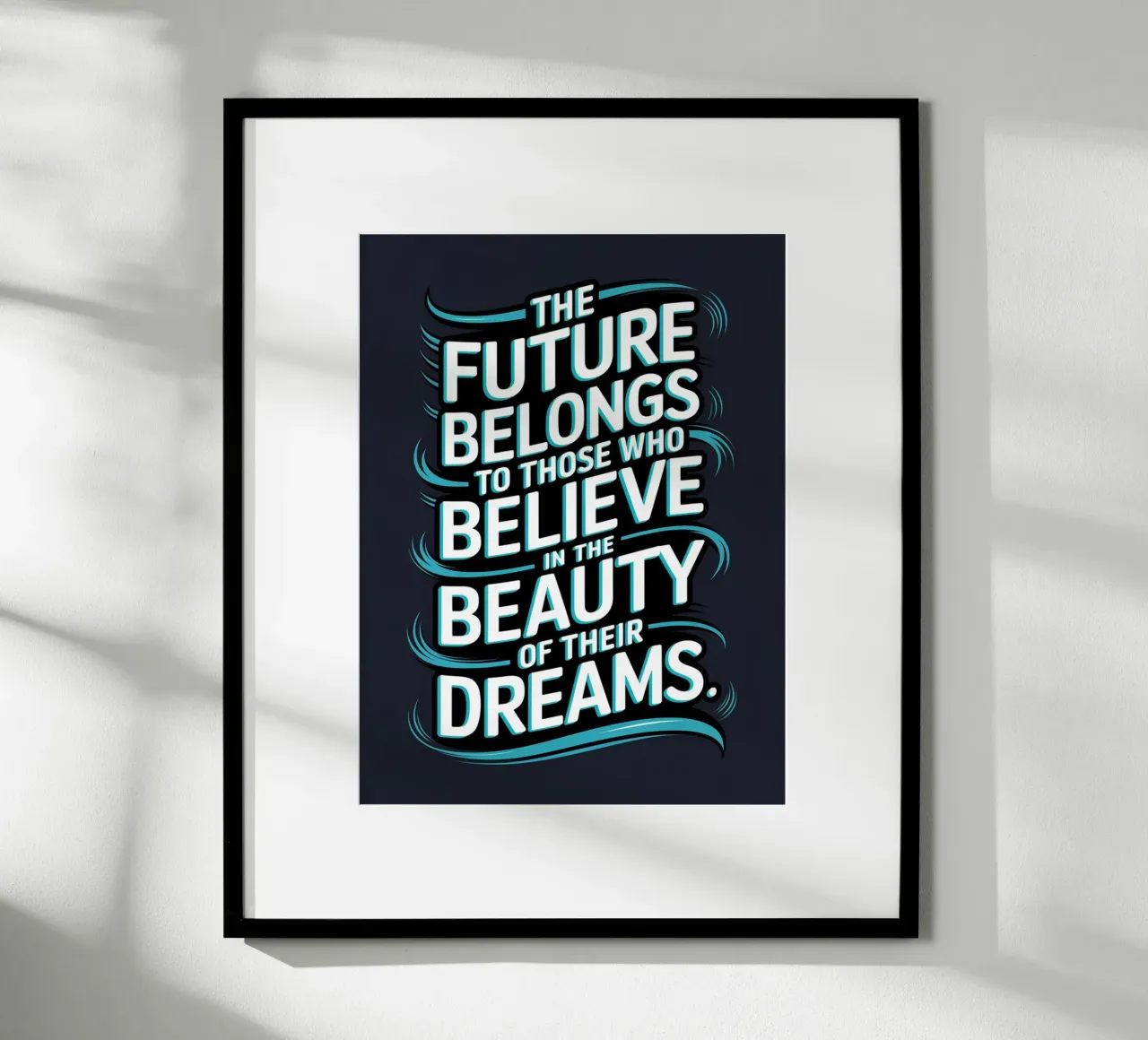 The future belongs to those who believe in the beauty of th hahnemühle by logic